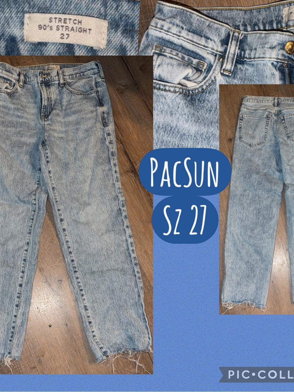 PacSun Light Wash 90s Straight Leg Jeans